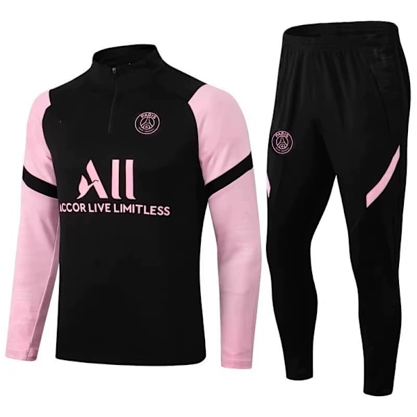 Paris Real Madrid Barcelona pitkähihainen jalkapalloharjoitteluasu Paris-black powder M