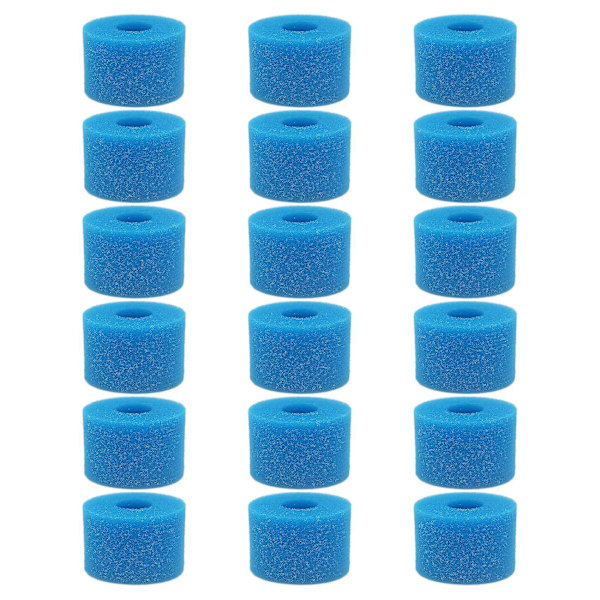 18 stk For Pure Spa Gjenbrukbare Vaskbare Skum Boblebadfilter S1 Type