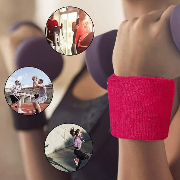 Svejs. Svejs Dit Håndled. 6 Håndleds-Gym Armbånd Med Absorberende Svejsbånd
