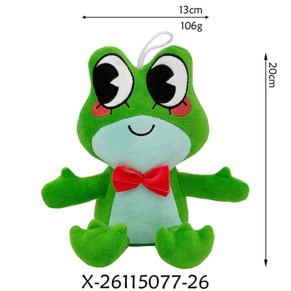 Upea digitaalinen sirkus Jax Burger -pehmolelu sitting frog