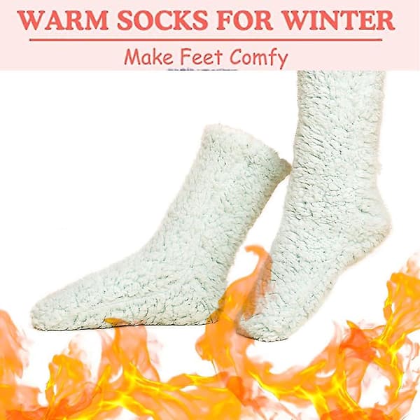Golvsockor Vuxen Tjocka Sockor Kvinna Vinter Ullsockor green