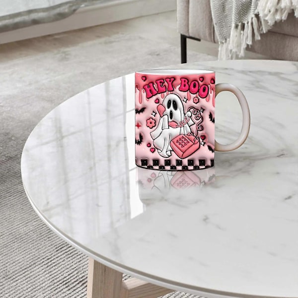 Nyt Spooky Halloween Kaffe Krus Vandkrus Halloween Græskar B