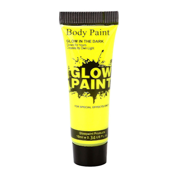 10ml Halloween Glow Pop In Dark Kasvo- ja Kehon Mustavalomaali UV Neon & Kynäsetti Fluoresoiva Meikki Merkki Joulu A