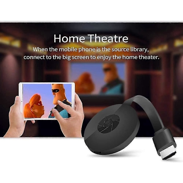 G2 2.4G Trådløs Wifi Display Dongle, 1080 Trådløs Hdmi Display Modtager Dlna Airplay Miracast Ios