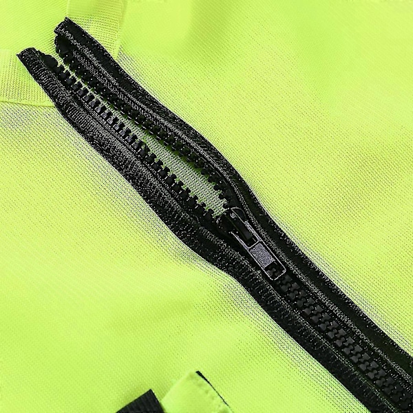 Hög Synlighet Reflekterande Säkerhetsväst Säkerhetskläder Arbetsväst Yellow