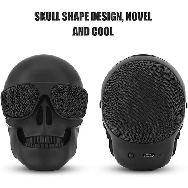 Bluetooth-kaiutin kallo muotoinen kaiutin kannettava mini langaton kaiutin bluetooth stereo kaiutin