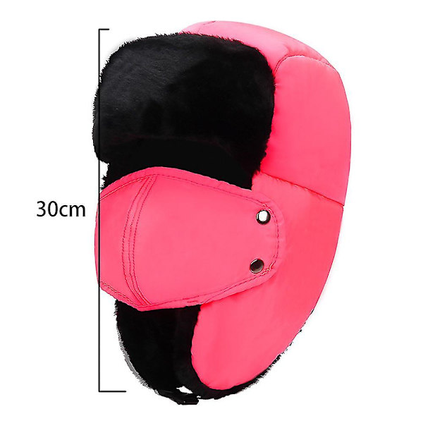 Hattu Auringonsuoja Lumilautailu Balaclava Huppu Miehille Ja Naisille Pink