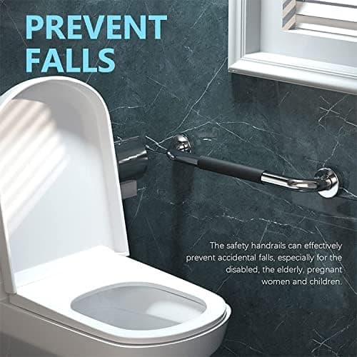 Håndtak for eldre, sklisikkert dusjhåndtak, sikkerhetshåndtak i rustfritt stål for dusj