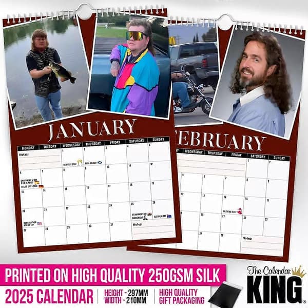 2025 Verdens Beste Multe-kalender Månedlig Planlegger Veggkalender