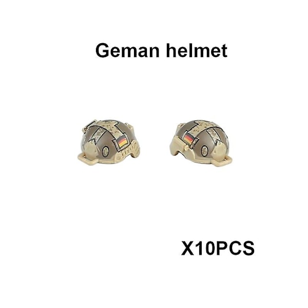 Militära byggklossar Soldatfigurer Gåvor Leksaker Vapen Gevär Special Force SWAT Arméväst Hjälm Explosionssäkra kläder MOC   Fingerfärdighetsspel NO.6--10PCS