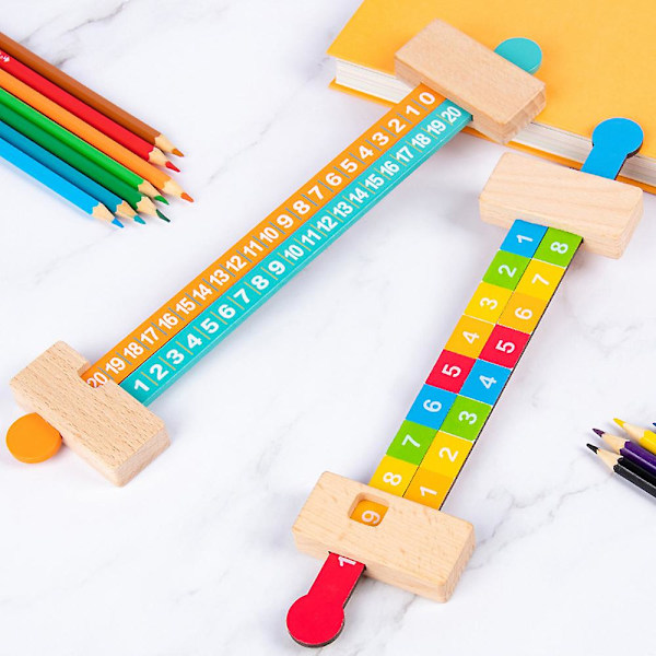Lasten matematiikan hajotusviivainlelu turvallinen puumateriaali lapsille esikouluikäisille matematiikan oppimislelut taaperoille A