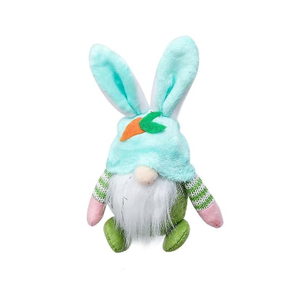 Påskkanin-tomte Plyschdocka Heminredning Påskpynt Green