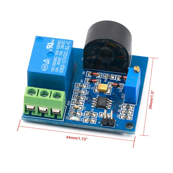 Dc 12v 5a Overstrømsbeskyttelse Relæmodul Relæ Strømtransformatorkort