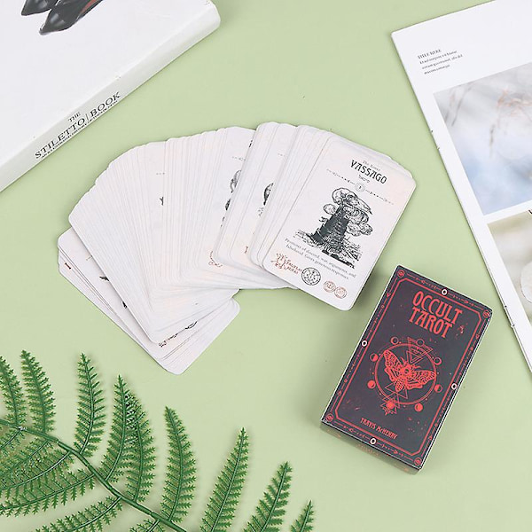 Okkult Tarot 78 Divinasjonskortstokk Divinasjon Fortell Fremtiden Leke Brettspill