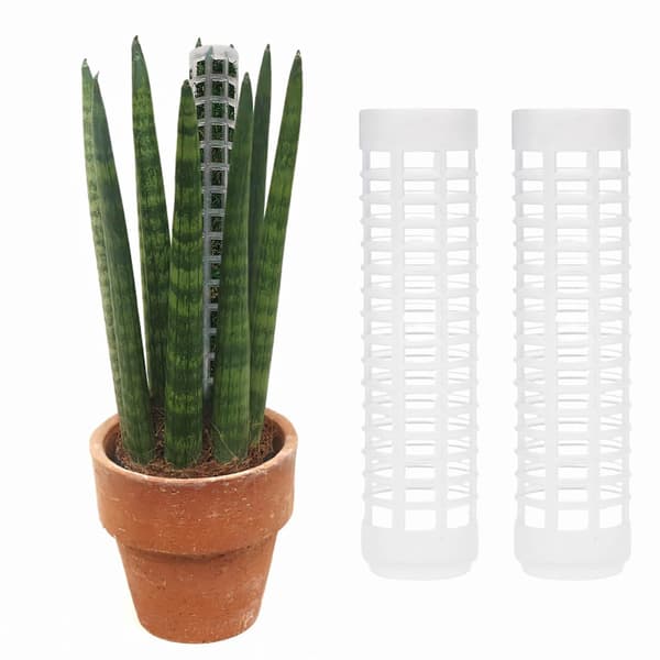 Plastmosspinne för växter Monstera, växtpinnar för klätterväxter, växtstöd för inomhusväxter fungerar med sphagnummossa B