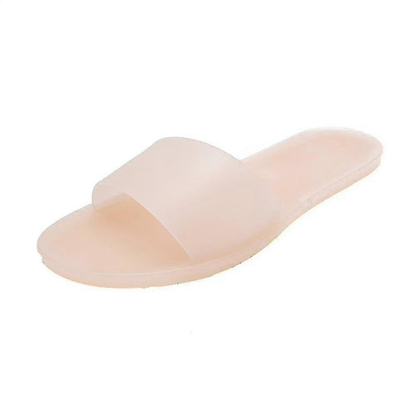 Myke og komfortable, transparente sandaler for kvinner, perfekte for stranden