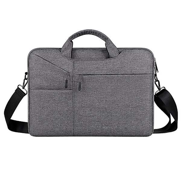 Laptopveske 15,6 tommers datamaskinhylster med skulderstropp, vanntett koffert med håndtak