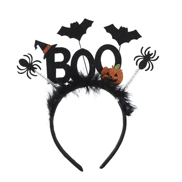 Halloween BOO pannebånd flaggermus edderkopp gresskar pannebånd pumpkin spider