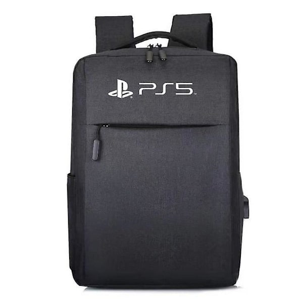 Ryggsäck Canvas Bärväska För Ps5 black
