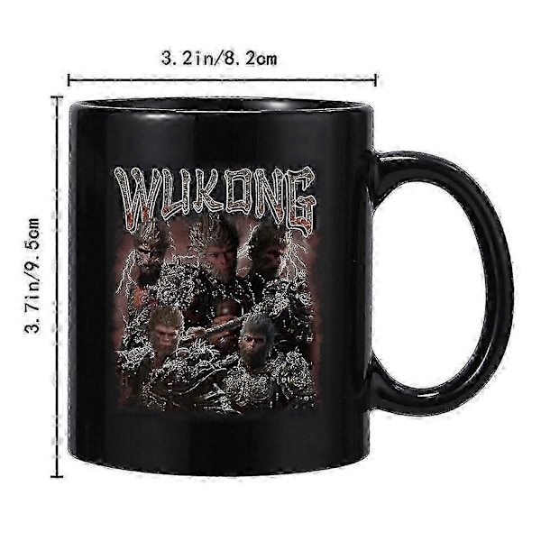 Svart myte svart myte keramisk kaffekopp Goku gamer periferiutstyr WK-1