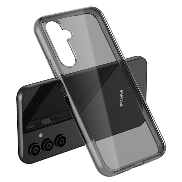 Til Samsung Galaxy A54 5g Transparent Telefon Cover Hybrid Hard Pc Soft Tpu Anti-scratch Beskyttende Cover Transparent Grey