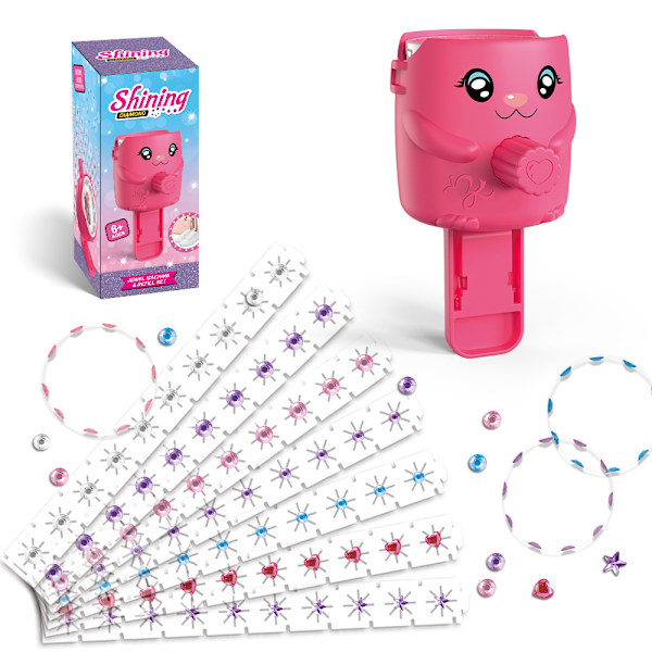 Bling Bling Ultimate Glam Set - Kiinnitä timantit hiuksiin, monivärinen New drilling machine