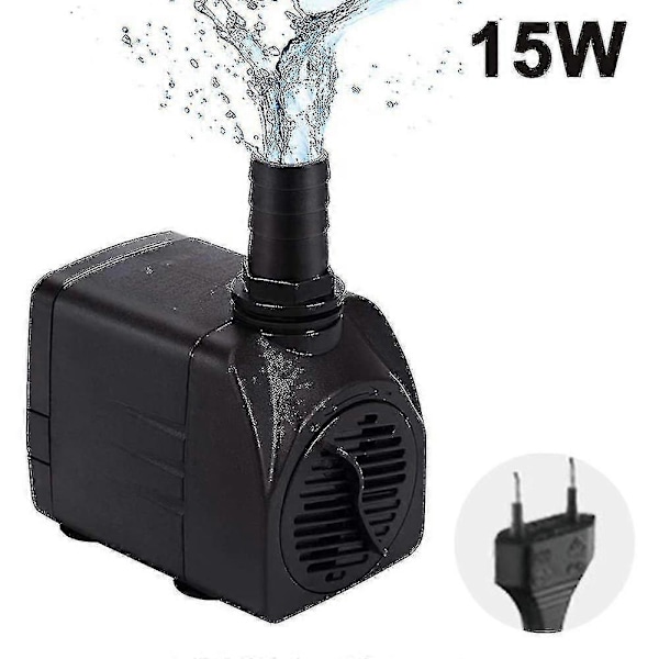 Sunrain Nedsänkbar Pump, Ultraljudsvattenpump med Fontänpump med 5 fot Strömledning,