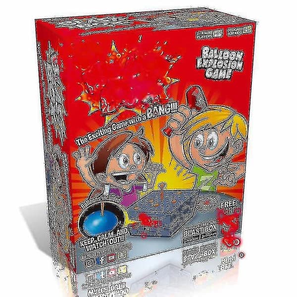 Blast Box Knock Box Trick Spoof Foreldre-barn Interaksjon Vent Leke Large size H21cm