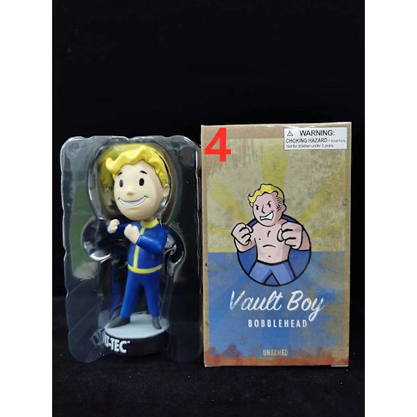 Fallout Vault Boy Bobble Head PVC Actionfigur Samleobjekt Model Legetøj Style 4