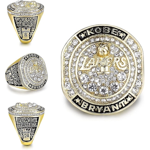 2016 Kobe Championship Ring 'Lakers Replica' 'La Champions Ring' med mesterskapsringboks