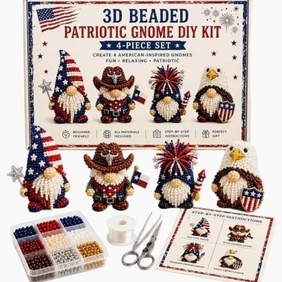 Litet 3D Pärldjur Hantverkskit Handgjort DIY Djurpärlset Dwarf Bead Set - A