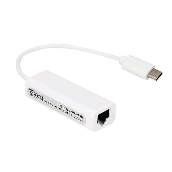 USB-C til RJ45 Lan Netværkskort Adapter