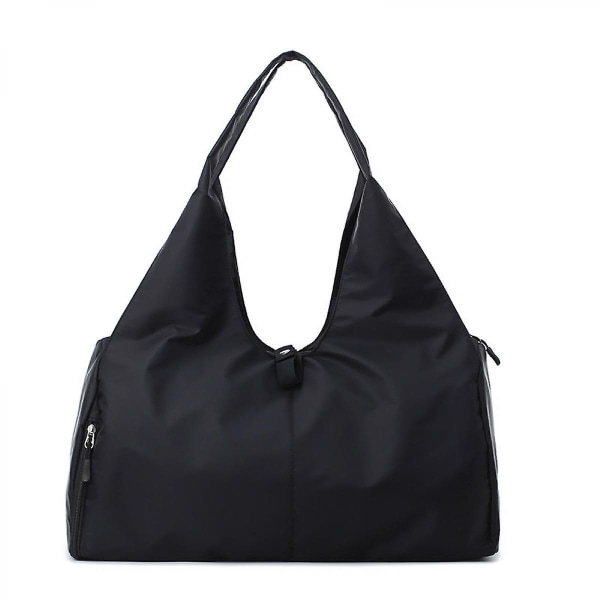Ny mote Sport Fitness Bag Stor kapasitet Yoga Mat Bag Oppbevaringsveske Yoga Bag for kvinner (svart)