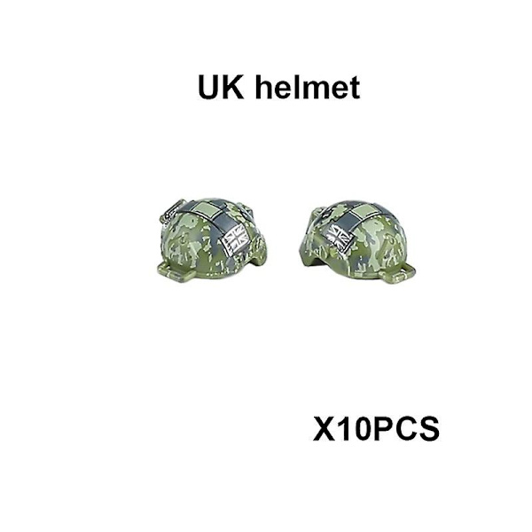Militær Byggeklodser Soldat Figurer Gaver Legetøj Våben Pistoler Specialstyrker SWAT Arm Vest Hjelm Eksplosionssikker Beklædning MOC   Fingerfærdighedsspil NO.5--10PCS