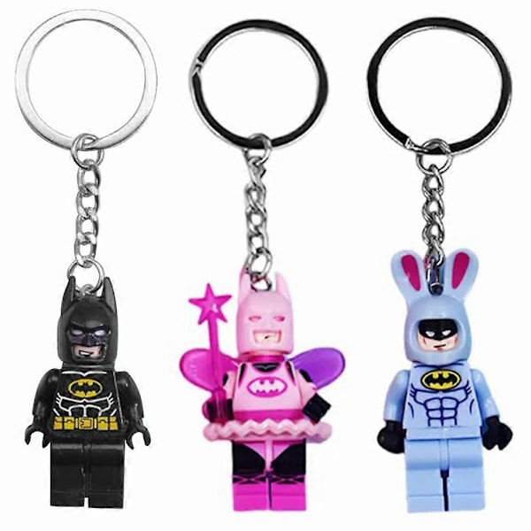 Batman-keiju 3D-avaimenperä Piirretty Anime-avaimenperä Reppupendantti Avaimet Tarvikkeet