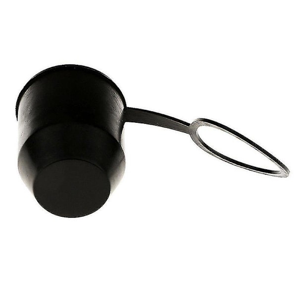 1x Svart PVC Dragkula Dragkulaskydd Skydd för Dragkrok Släpvagn