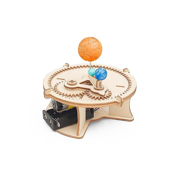 Børns DIY Sol Måne Jord Geografisk Model Videnskab Eksperiment Legetøjssæt Børns Videnskabslegetøj