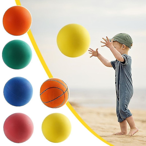 Nyaste tysta basketboll inomhusträning skumboll obelagd högdensitet bästsäljande artiklar Yellow no.3