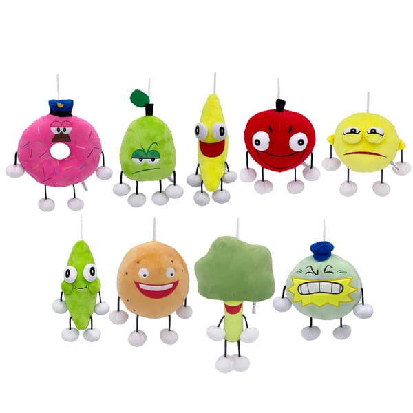 shovelware brain fruit pusselspel plyschleksak apple