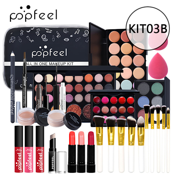 2025 Multifunksjonell Sminkepung Sminkegave KIT003B