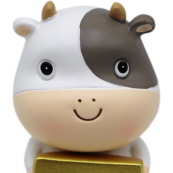 Cute Animal Cow-telefonholder til skrivebord, lille udsøgt mobiltelefonholder til smartphone, skrivebordsdekoration Style2