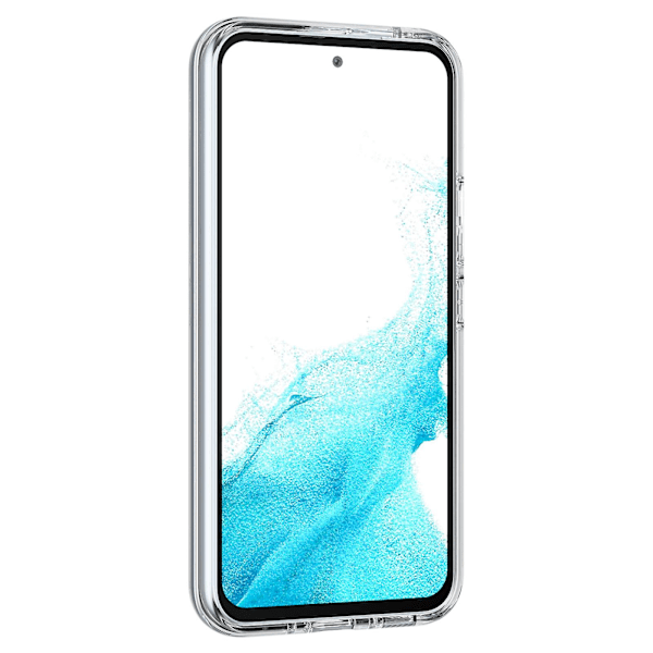 Transparent telefonfodral för Samsung Galaxy A54 5g, hybrid hårt PC mjukt TPU, reptåligt skyddande skal Transparent