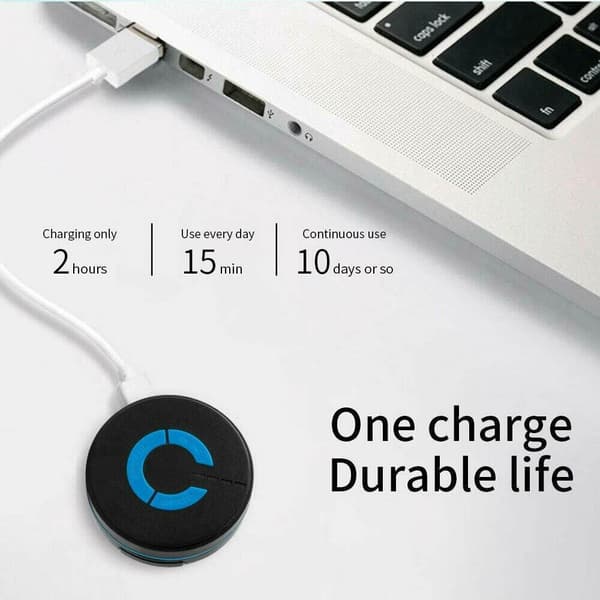 2-pakning liten cervical massasje patch husholdnings multi-funksjon USB-lading massasje patch