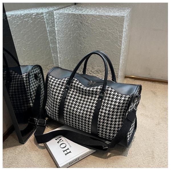 Reiseveske Lang og kort avstand Duffel Bag Business Travel Boarding Bag Svart Liten Størrelse Svart Liten Størrelse