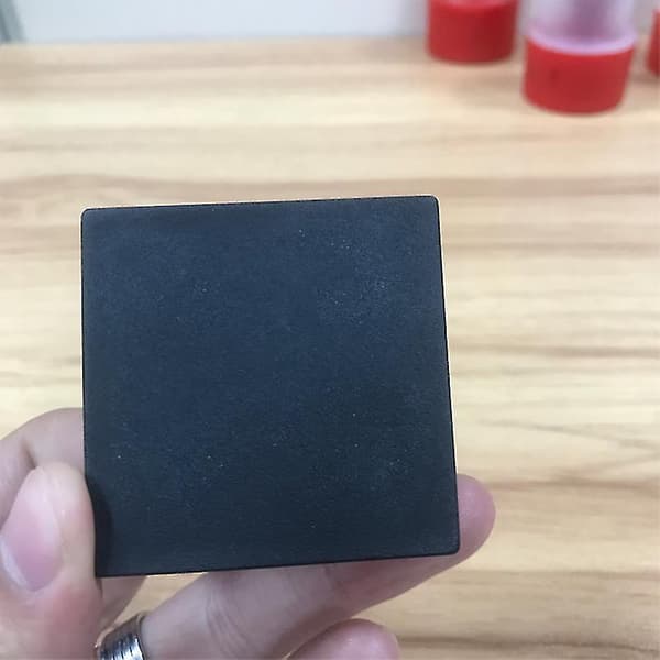 Firkantede Plastikpropper Rørpost Endekappe Stol Glide 10 stk Sorte Plastik Firkantede Propper 60mm