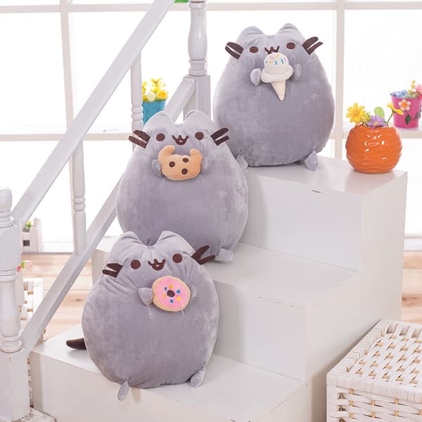 Pusheen Snackable Cookie Tøjdyr Plyslegetøj, 9,5 Tommer biscuit