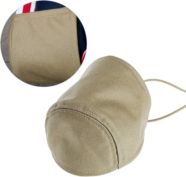 Hälsskydd för körskor Hälsskyddsskydd Hälplatta för förare 1 par (Khaki)