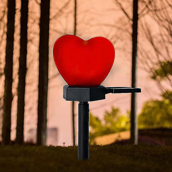 2024 Aurinkokäyttöinen valo, aurinkokäyttöinen sähkömagneettinen resonanssivalo Red 1 pcs