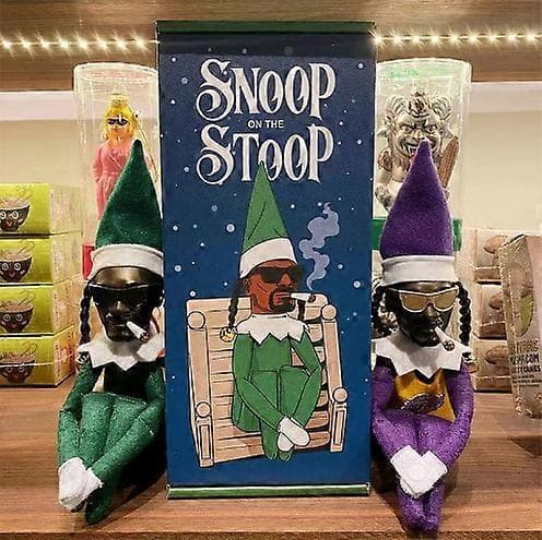 Snoop On A Stoop Elf Julemandsnisse Sort Dukke Snoop On A Stoop Elf C Style Pink