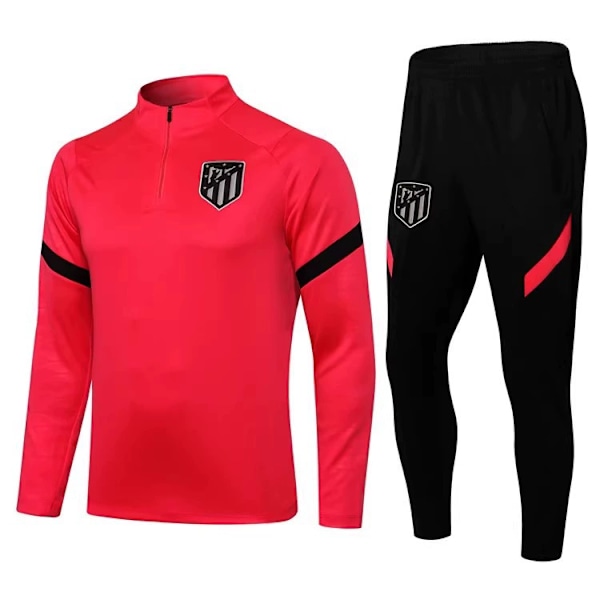Paris Real Madrid Barcelona pitkähihainen jalkapalloharjoitteluasu Atletico Madrid-red S